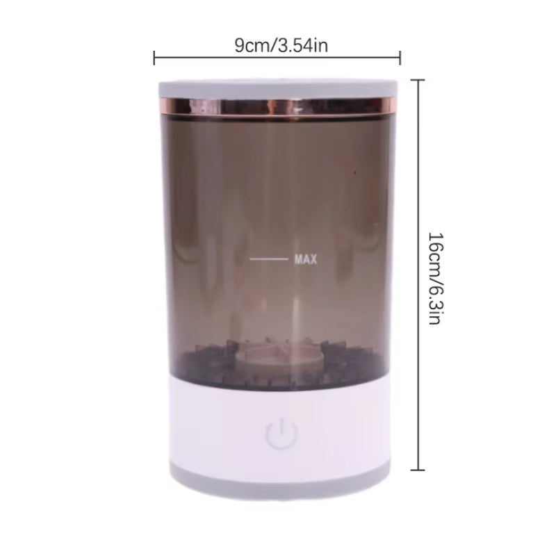 USB Plug Electric Makeup Brush Cleaner Makeup Brush Cleaning Machine Automatic Cosmetic Brush Dryer and Cleaner with Cleaner Mat