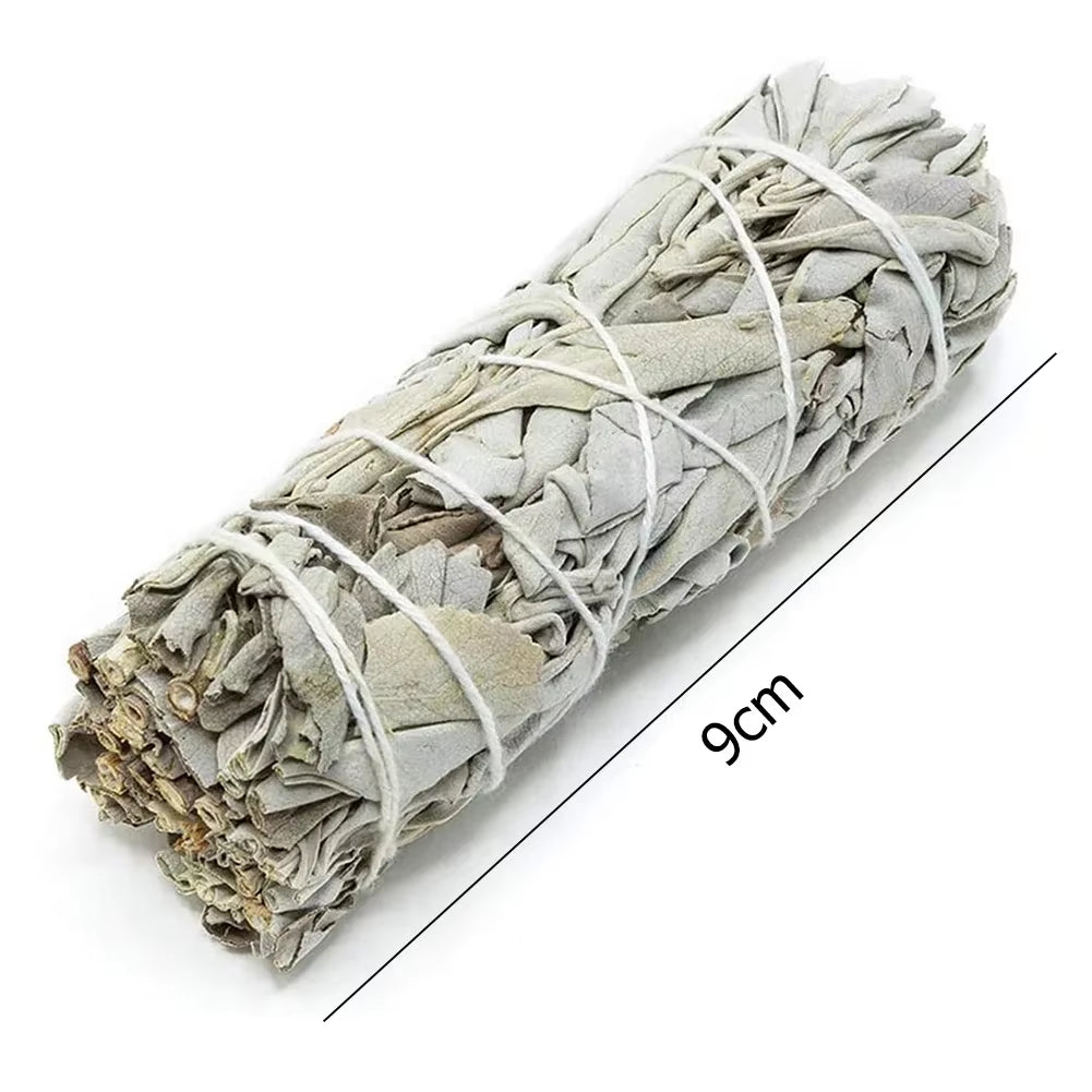 Natural White Sage Bundles Smudge Sticks Indoor Purification Smoking Aroma Leaf Bundle Sage Smudge Sticks for Home Cleansing